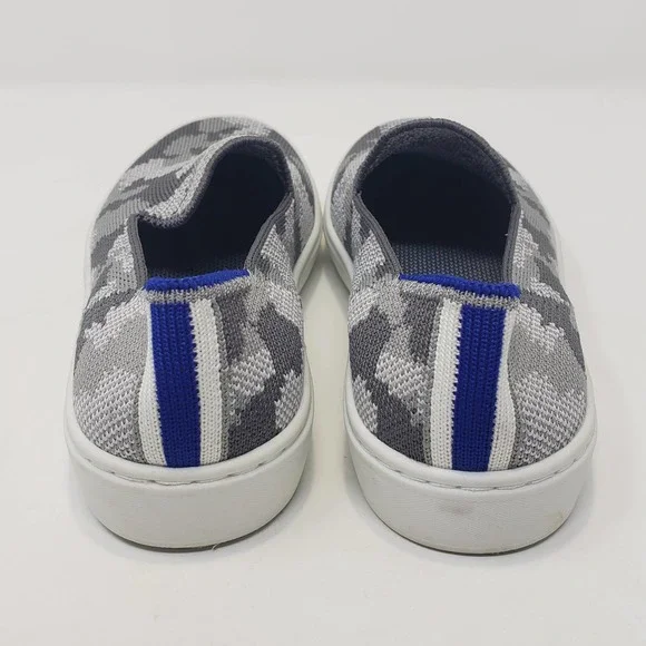Rothys Toddler Kids Gray Camo Slip On Sneakers Size Shoes Unisex
